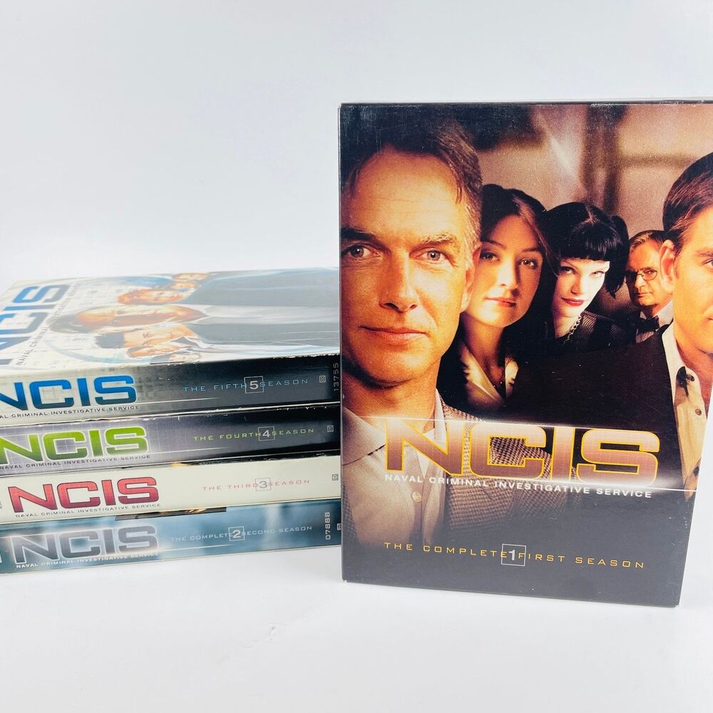 NCIS Seasons 1-5 DVD Set (2003-2008) Mark Harmon, Pauley Perrette, Michael